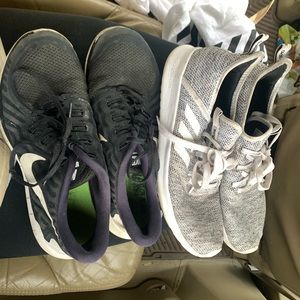 💫TWO FOR ONE!! Adidas Cloudfoam and Nike Free Run